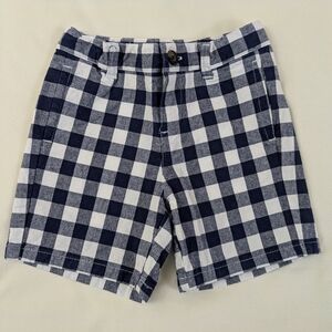 Janie & Jack Navy & White Check Shorts ~ 3t